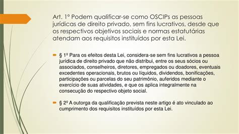 ocipe|Qualificar entidade como Organização da Sociedade Civil de